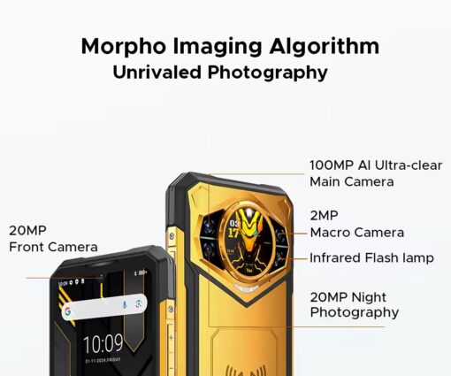 Doogee S200X - 5G, 512/12GB, Juodas - Image 10