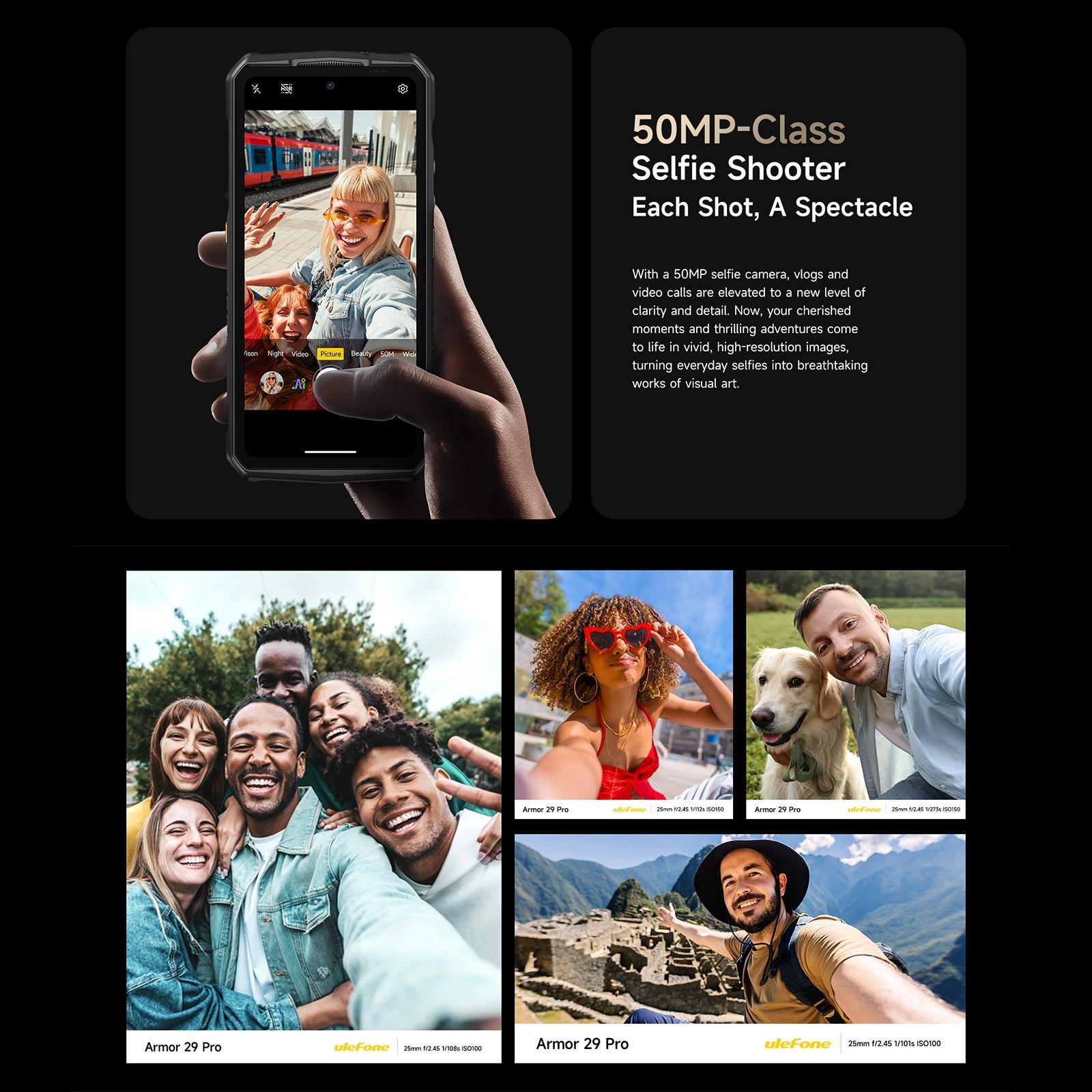 Ulefone Armor 29 Pro Thermal - 5G, 512GB/16GB, Juodas - Image 11