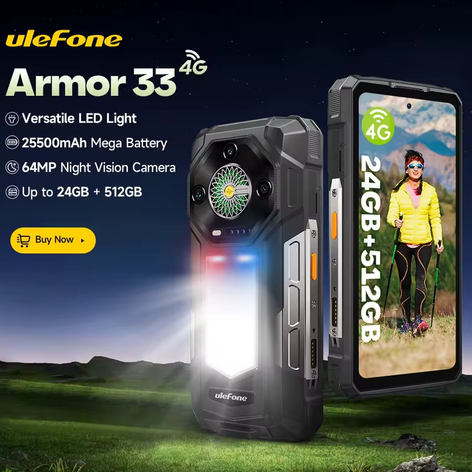 Ulefone Armor 33 - 512GB/12GB, Juodas - Image 2