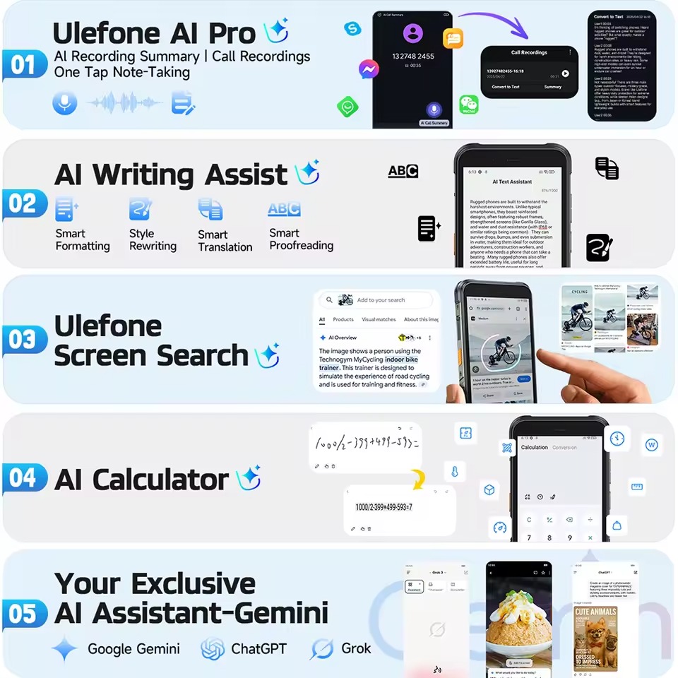 Ulefone RugKing - 256GB/8GB, Juodas - Image 4