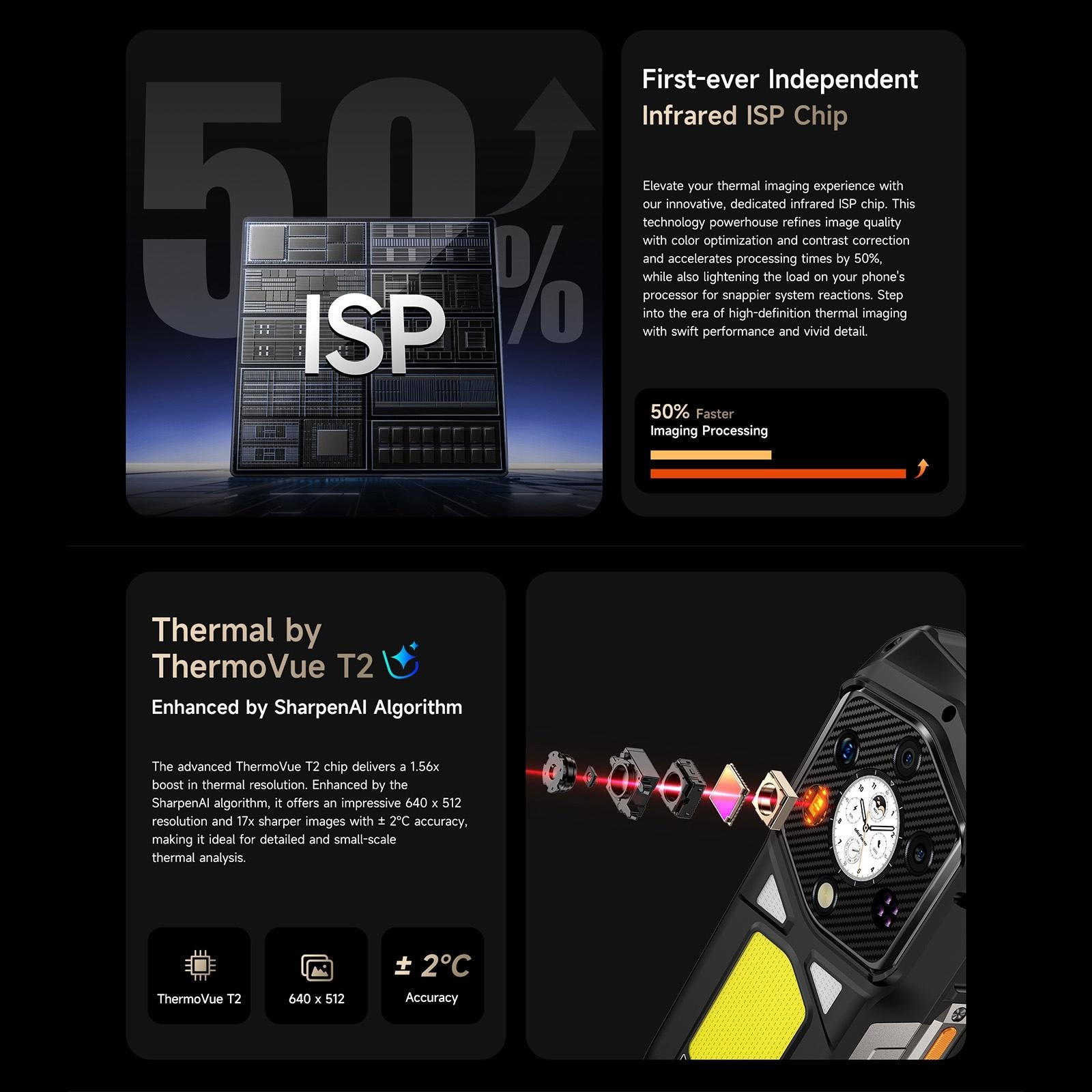 Ulefone Armor 29 Pro Thermal - 5G, 512GB/16GB, Juodas - Image 5