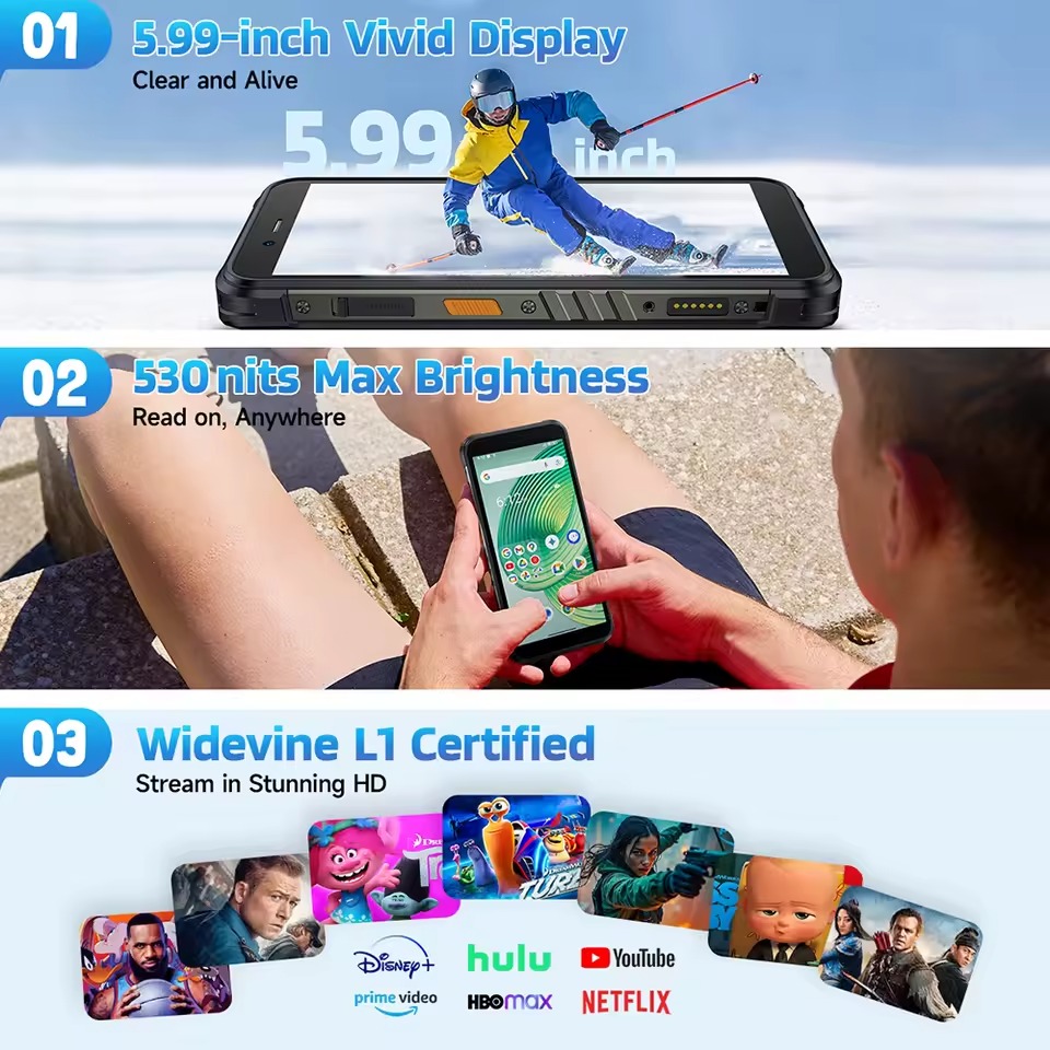 Ulefone RugKing - 256GB/8GB, Juodas - Image 5