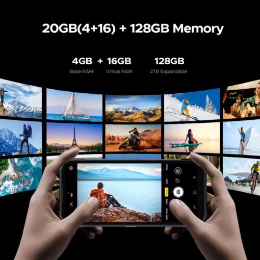 Doogee Blade 20 - 128/4GB, Juodas - Image 12