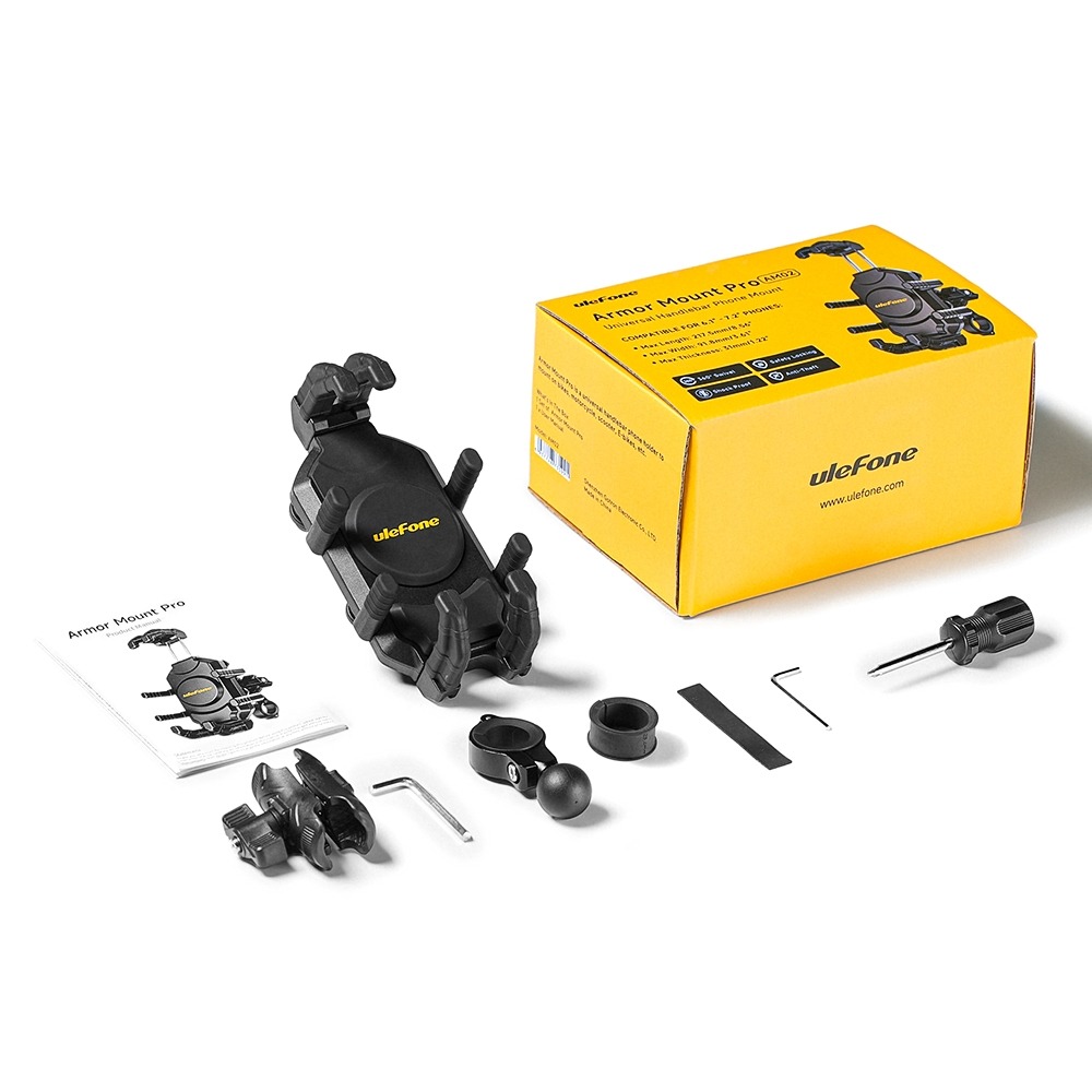 Universalus telefono laikiklis Ulefone Armor Mount Pro AM01 - Dviračiui, motociklui - Image 6