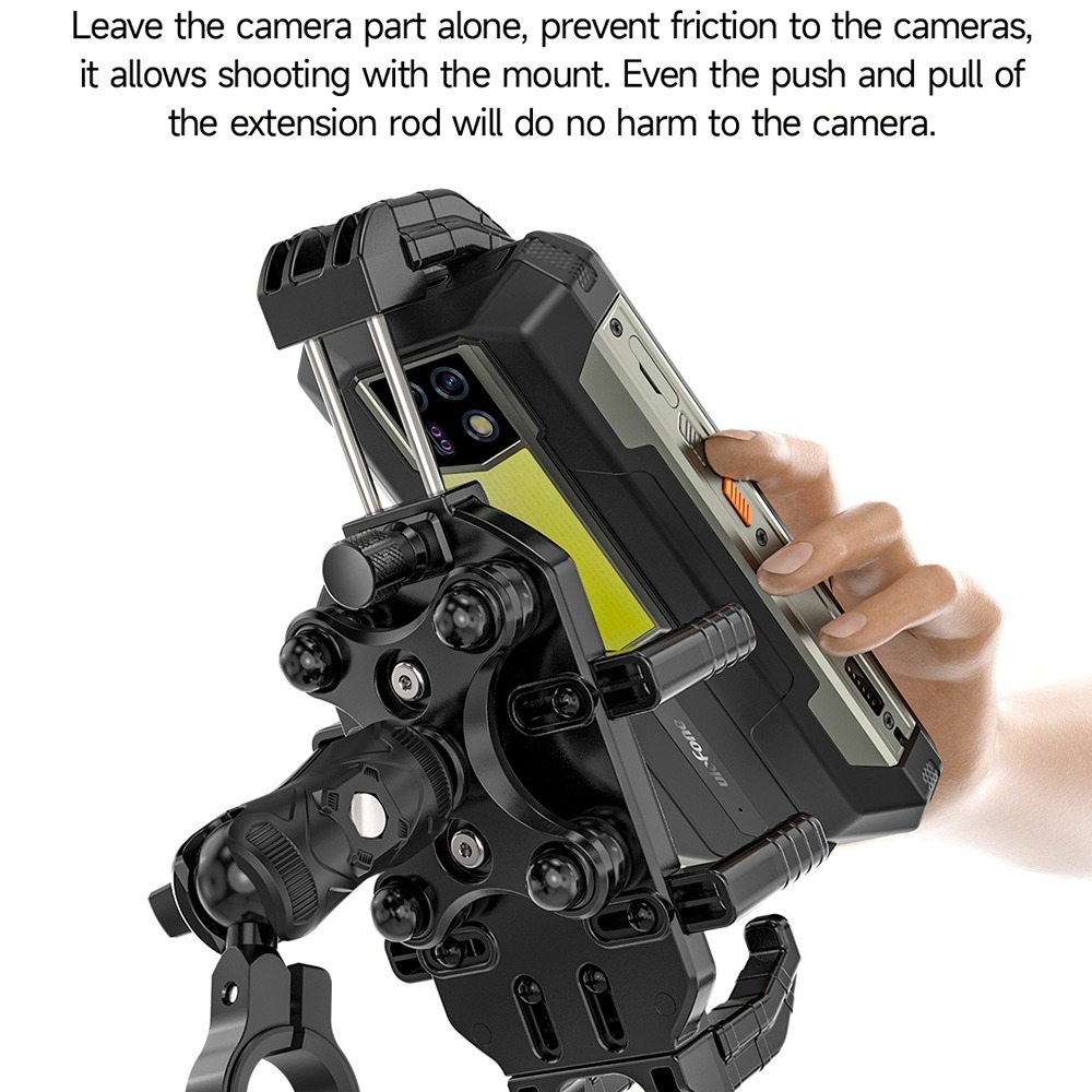Universalus telefono laikiklis Ulefone Armor Mount Pro AM01 - Dviračiui, motociklui - Image 8