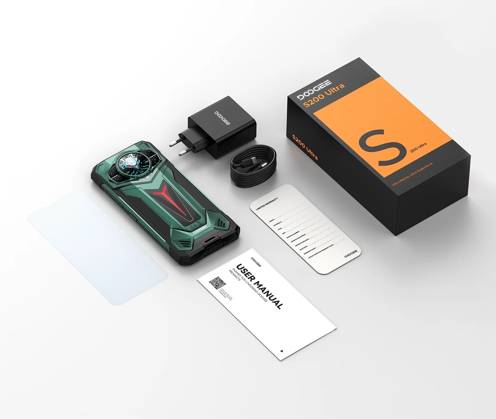 Doogee S200 Ultra - 5G, 1TB/12GB, Geltonas - Image 2