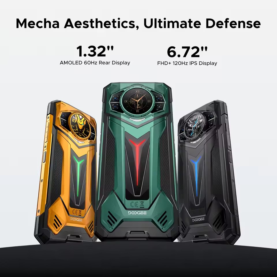 Doogee S200 Ultra - 5G, 1TB/12GB, Geltonas - Image 3