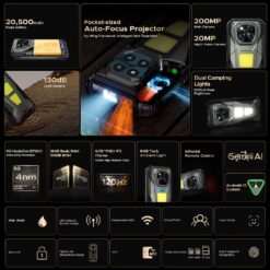 Alternative view of Doogee V Max Play - 5G, 512GB/16GB, Juodas