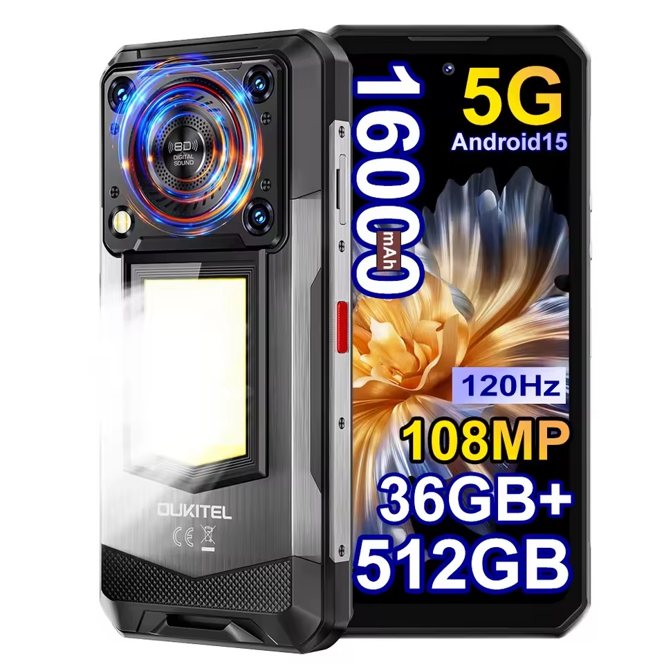 Oukitel WP56 - 5G, 512/12GB, Juodas - Image 2