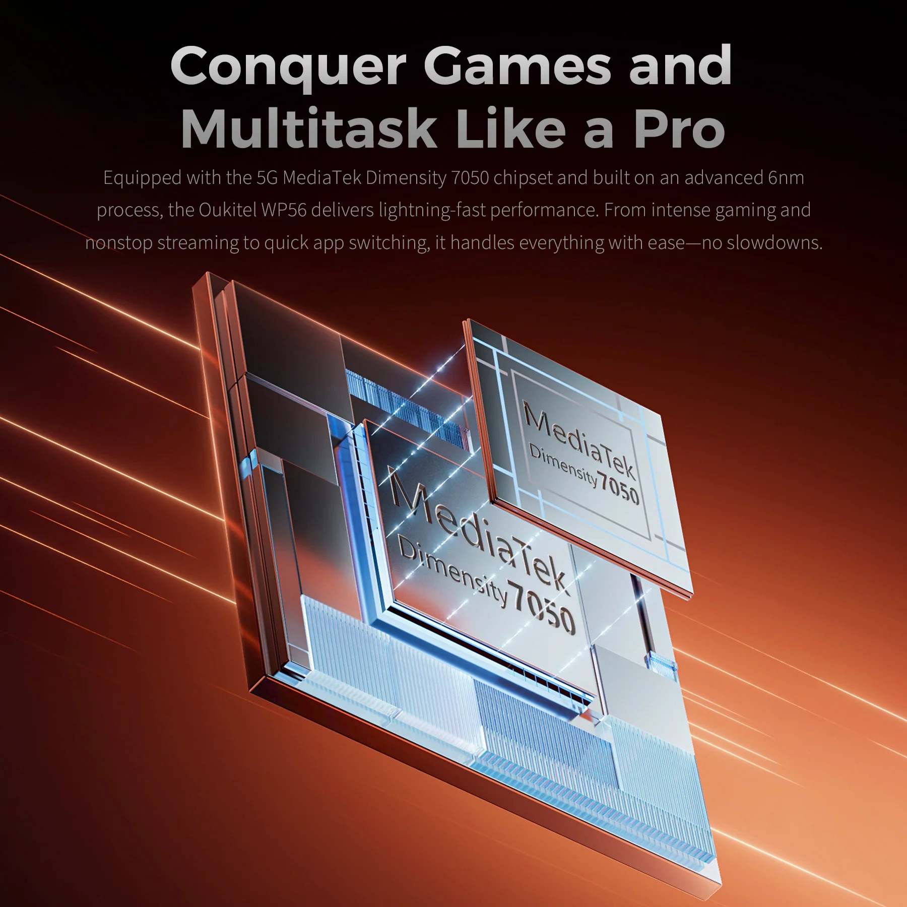 Oukitel WP56 - 5G, 512/12GB, Juodas - Image 8