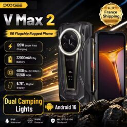 Alternative view of Doogee V Max 2 - 5G, 512GB/16GB, Juodas