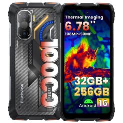 Alternative view of Blackview Rock 3 - 256GB/8GB, Oranžinis