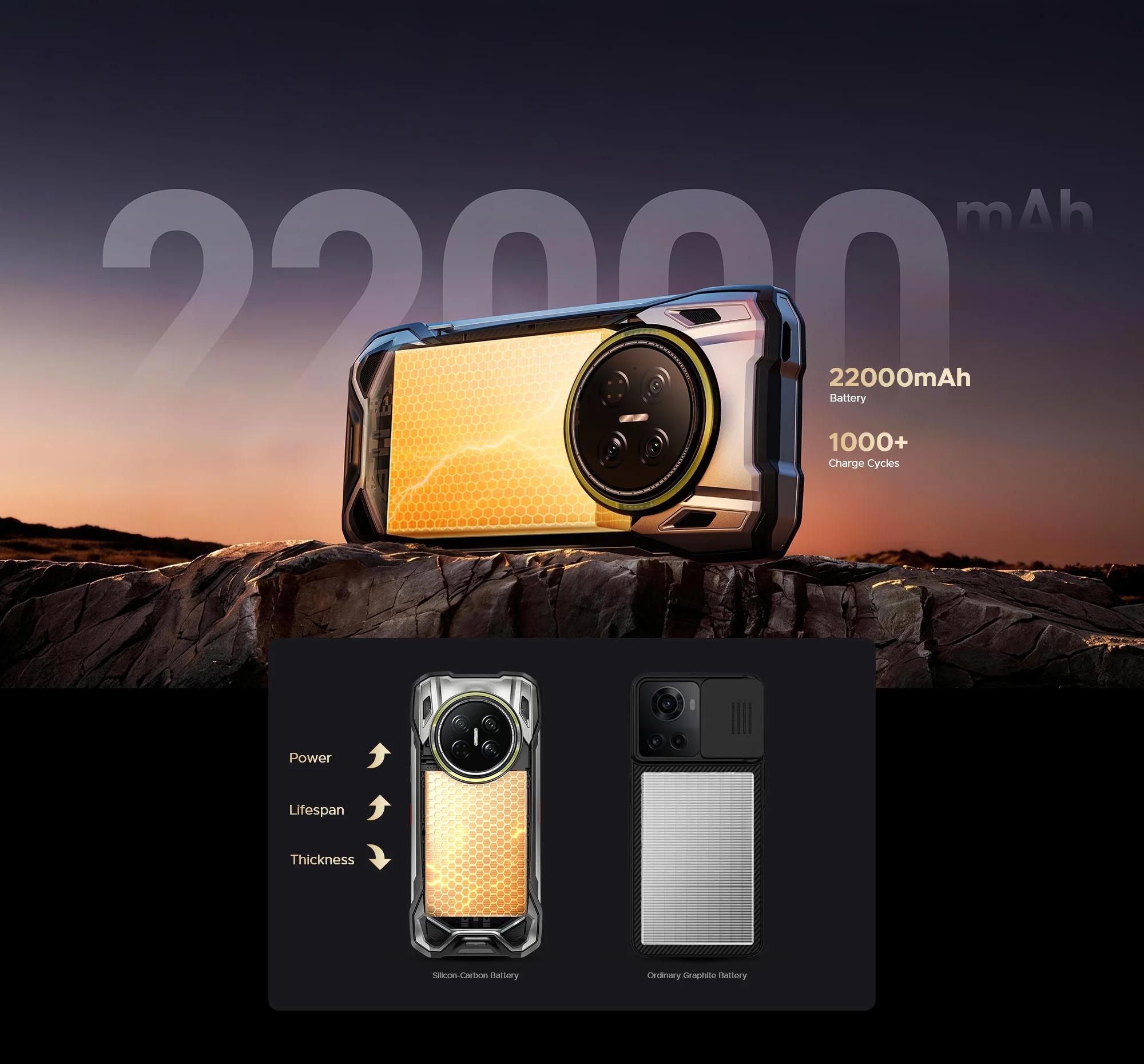 Doogee V Max 2 Pro - 5G, 1TB/16GB, Sidabrinis - Image 3