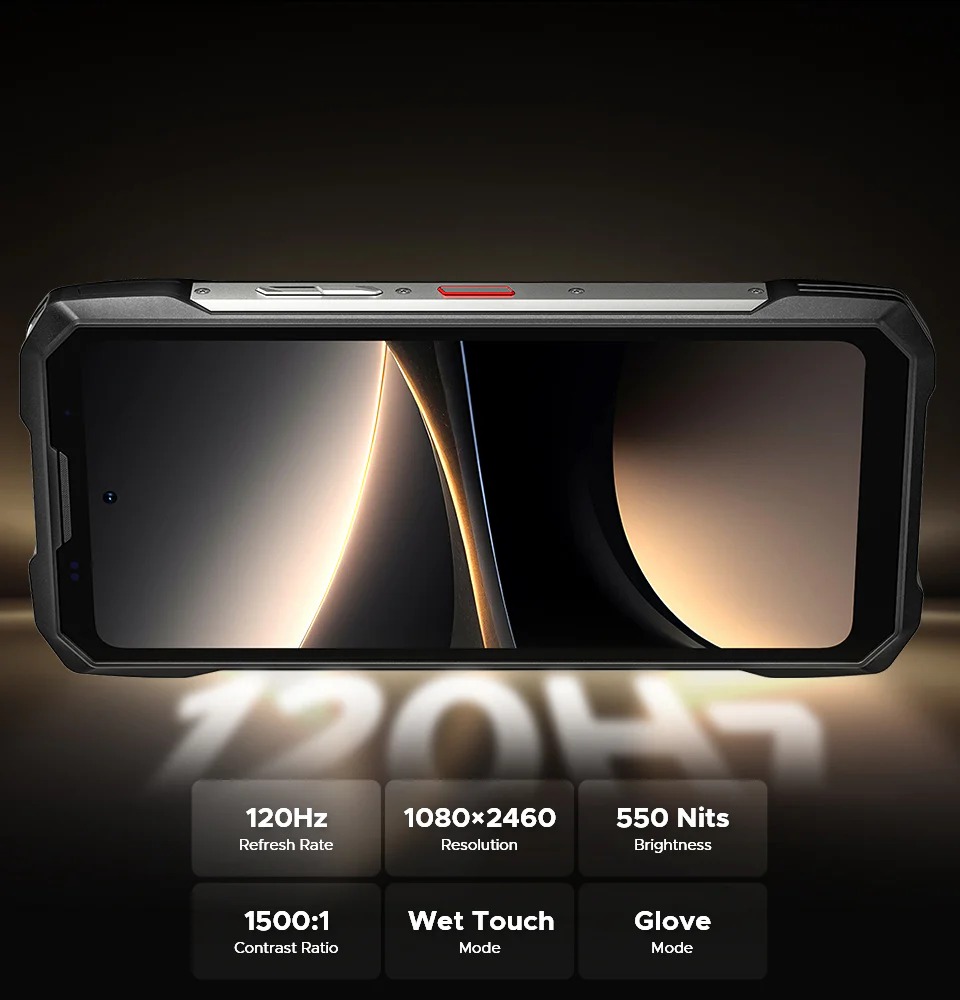 Doogee V Max 2 Pro - 5G, 1TB/16GB, Sidabrinis - Image 5