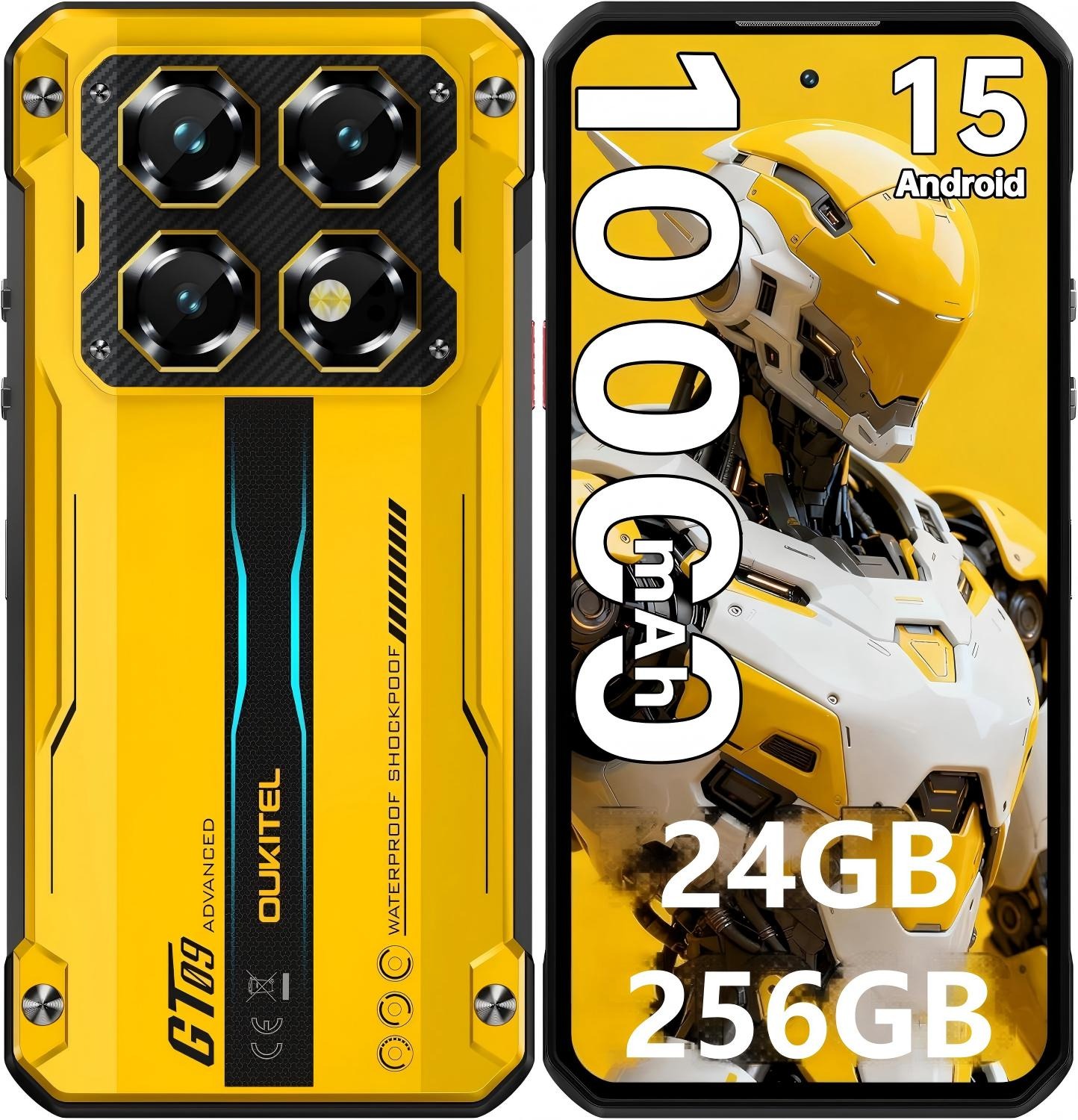 Oukitel WP60 - 5G, 256/8GB, Geltonas - Image 3
