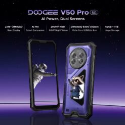 Doogee V50 Pro - 5G, 512GB/16GB, Violetinis - Image 4