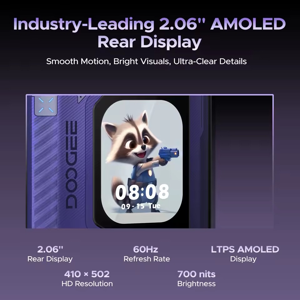 Doogee V50 Pro - 5G, 512GB/16GB, Violetinis - Image 5