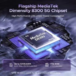 Doogee V50 Pro - 5G, 512GB/16GB, Violetinis - Image 7