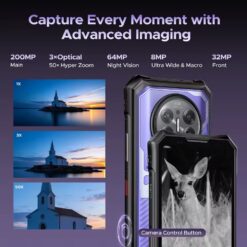 Doogee V50 Pro - 5G, 512GB/16GB, Violetinis - Image 8