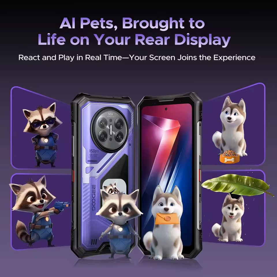 Doogee V50 Pro - 5G, 512GB/16GB, Violetinis - Image 9